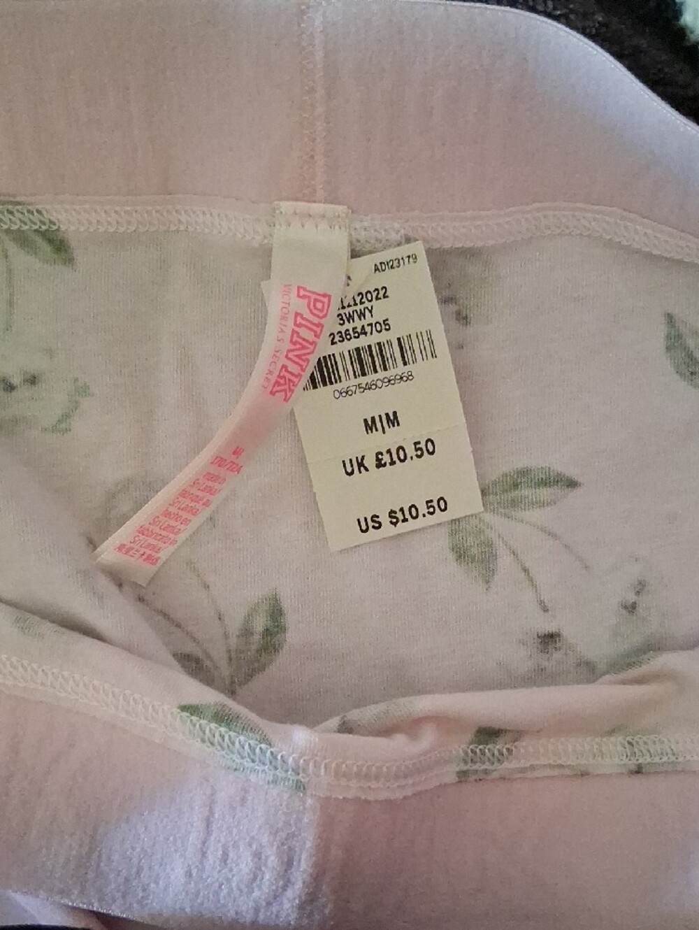 PINK Victoria's Secret Mixed-Print Boyshort Panty Trio - White, Black, Multi - Picture 4 of 6